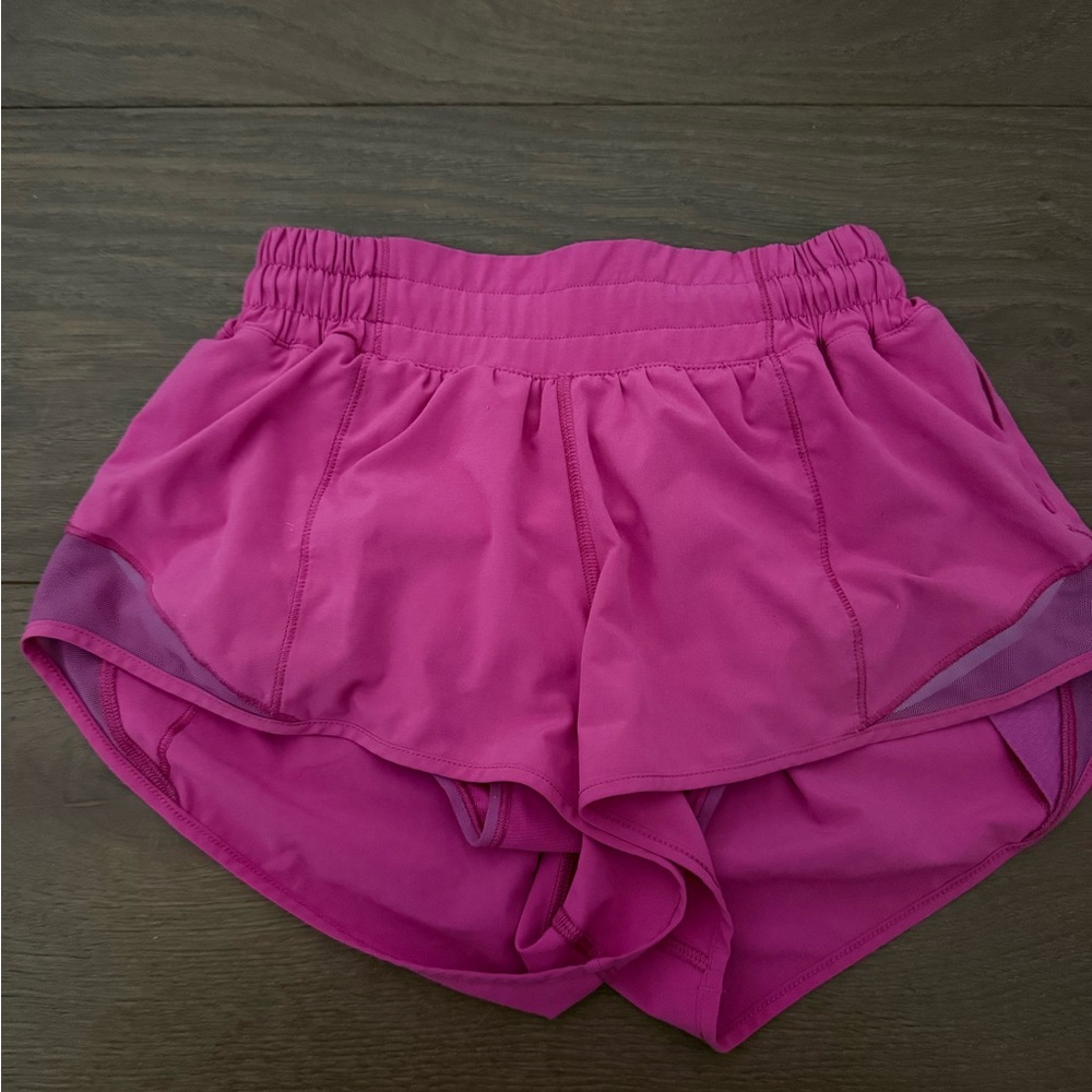 Lululemon Athletica Fuchsia Athletic Shorts